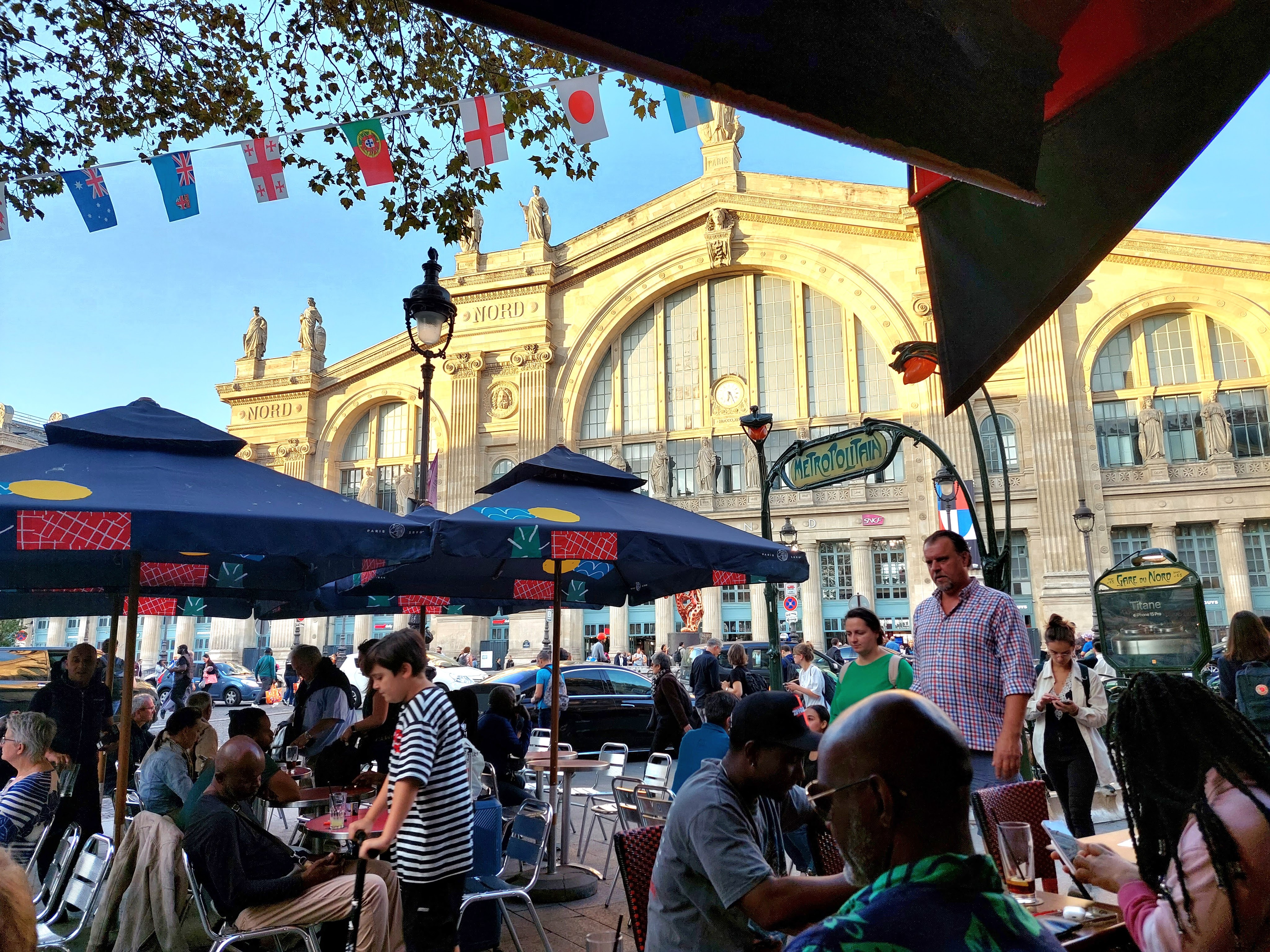 Le trafic ferroviaire a été perturbé jusqu'à la gare du Nord à Paris.