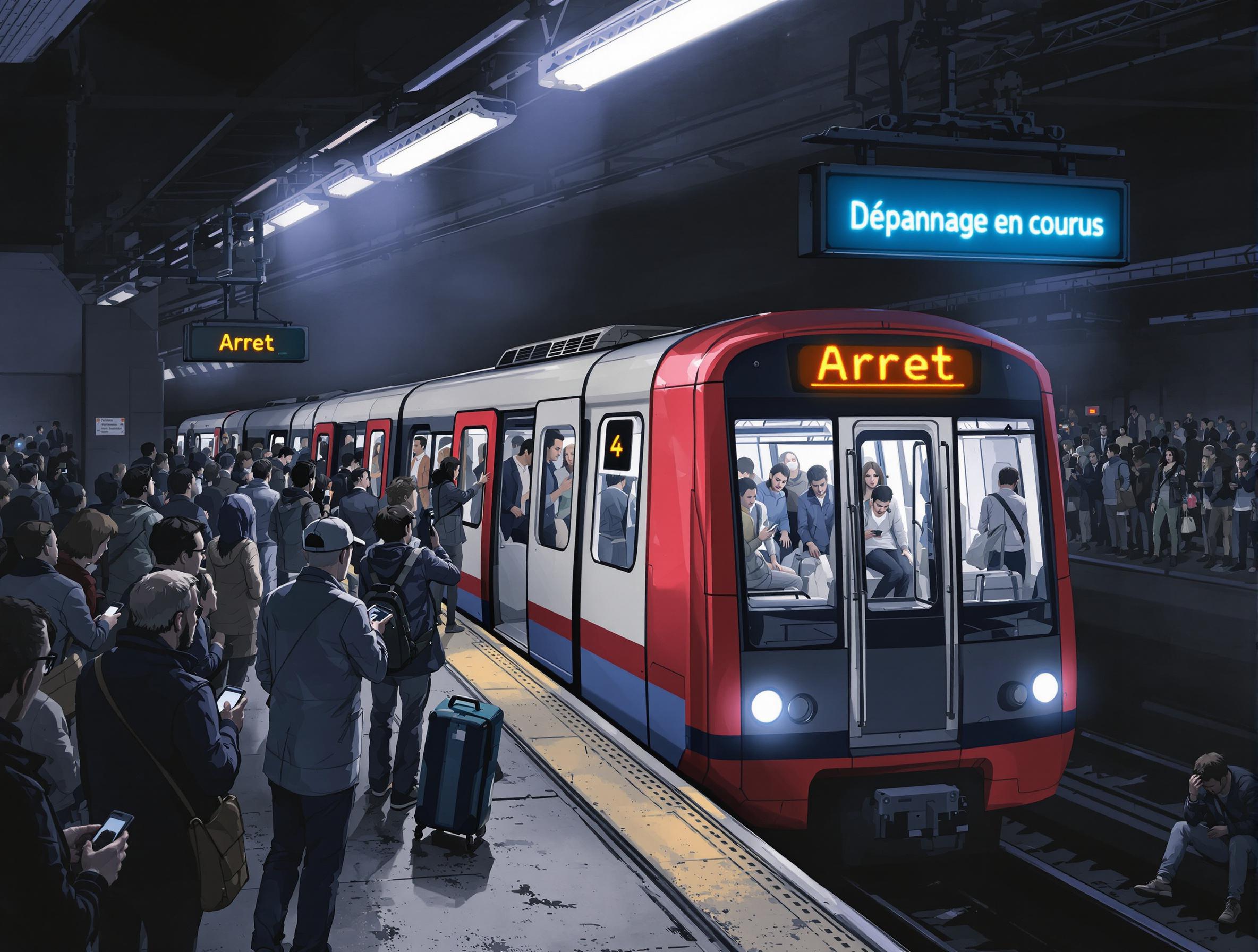 Métro : la ligne 1 à bout de souffle