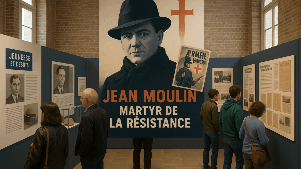BÉTHUNE.- Célébration pendant deux mois de Jean-Moulin, martyr de la Résistance mort pour la France.