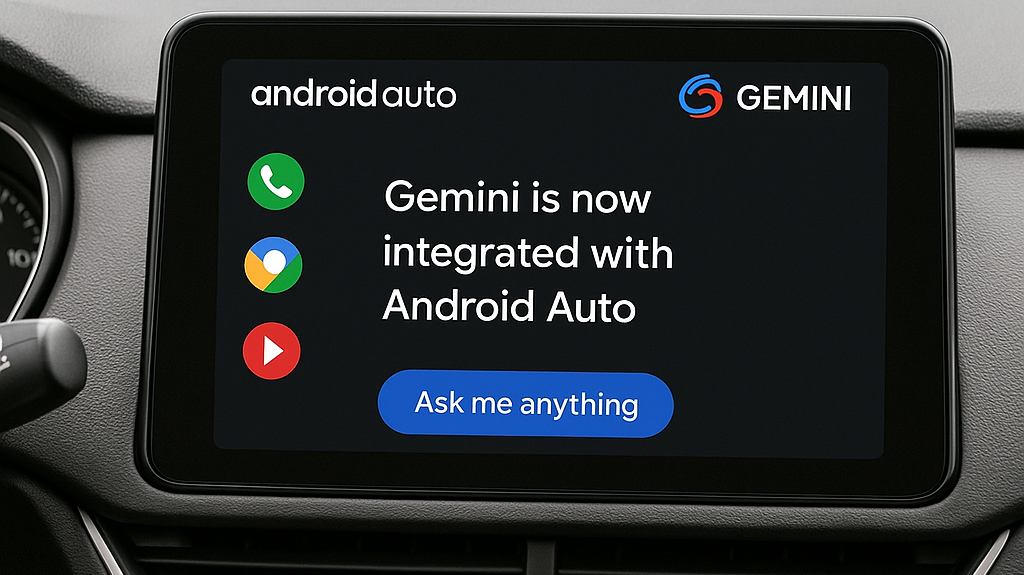 TECHNOLOGIES.- Gemini, la nouvelle intelligence artificielle de Google, s’impose dans Android auto.