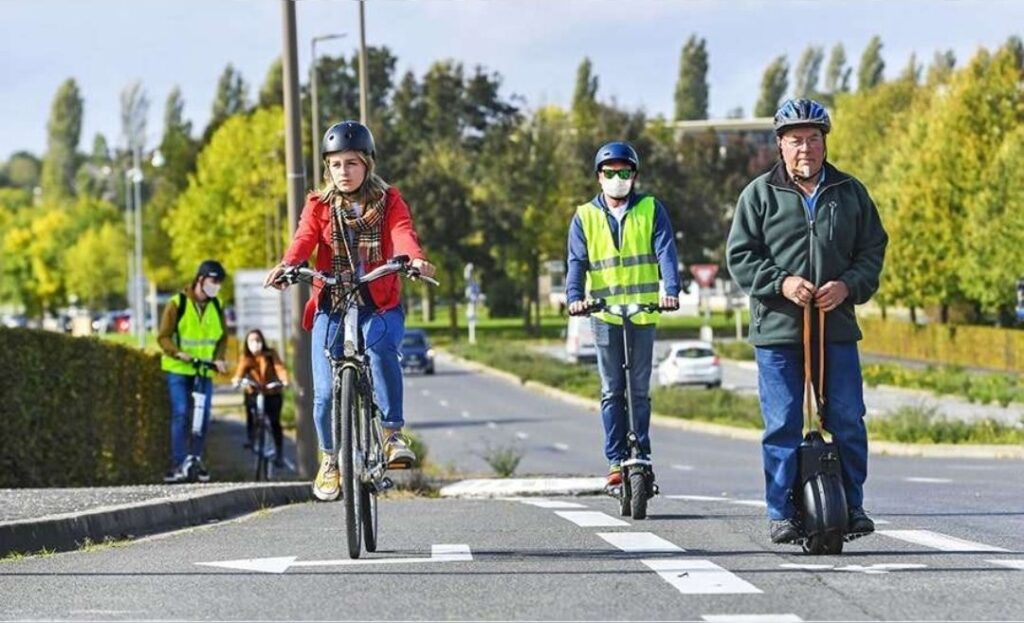 Inauguration d'une nouvelle voie verte de 14 km entre Lens et Wingles : une invitation à la mobilité douce.