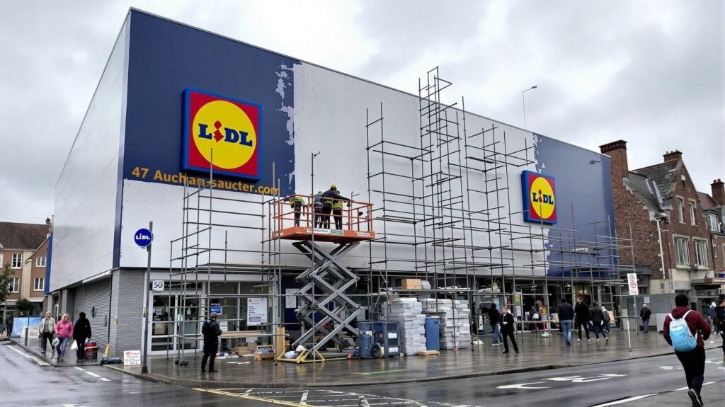 À Noyelles-lès-Vermelles à la mi-octobre, le supermarché Auchan sera remplacé par un Lidl. Que deviennent les employés le stock ?